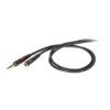 CABLE PROEL DHG565LU3 BAL.CABLE.6.3ST.FEMALE-6.3ST.BK.3M