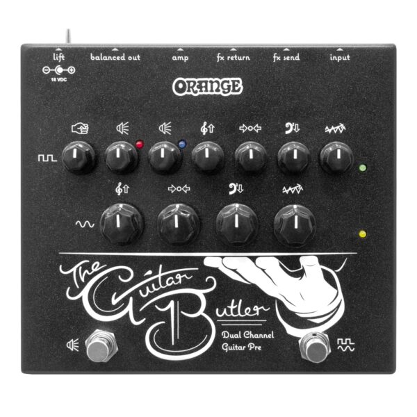 PEDAL ORANGE BUTLER GUITARRA TWIN CHANNEL