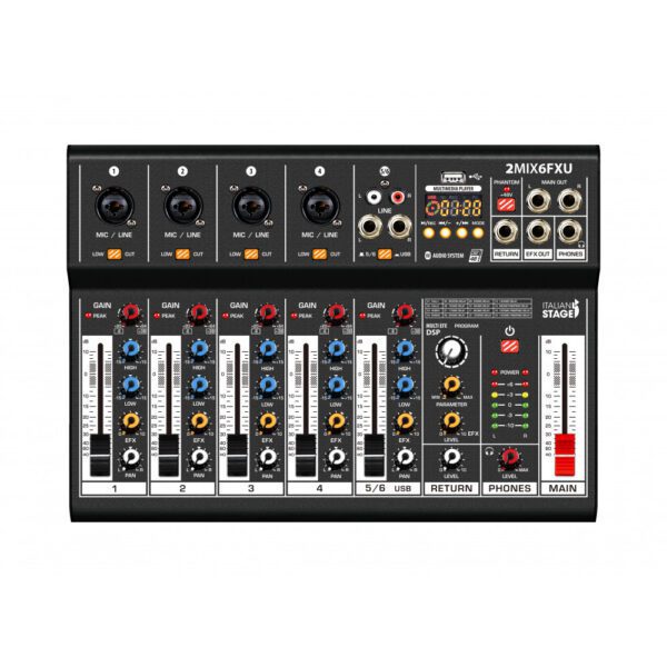 CONSOLA PROEL IS2MIX6FXUUS DIGITAL MEDIA PLAYER  BTO
