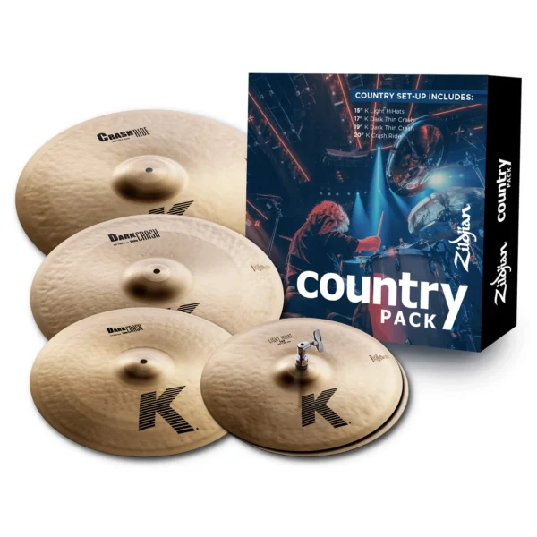 SET DE PLATILLOS ZILDJIAN K0801C COUNTRY PACK