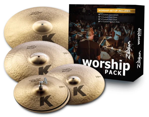 SET DE PLATILLOS ZILDJIAN KC0801W WORKSHIP KCUSTOM PACK