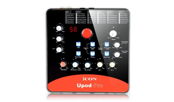 INTERFACE ICON DE GRABACION ICON UPOD PRO