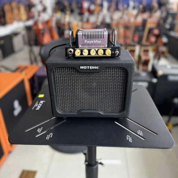 MINI AMPLIFICADOR DE GUITARRA MÁS CAJA HOTONE 5W PURPLE WIND NLA-2