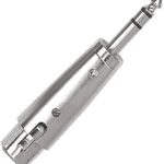 Conector Proel AT295 Adaptador de metal profesional XLR 3 pines a conector estéreo