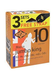 CUERDA ROTOSOUND JK1031 JUMBO KING 3 SET+1 STRAPPER