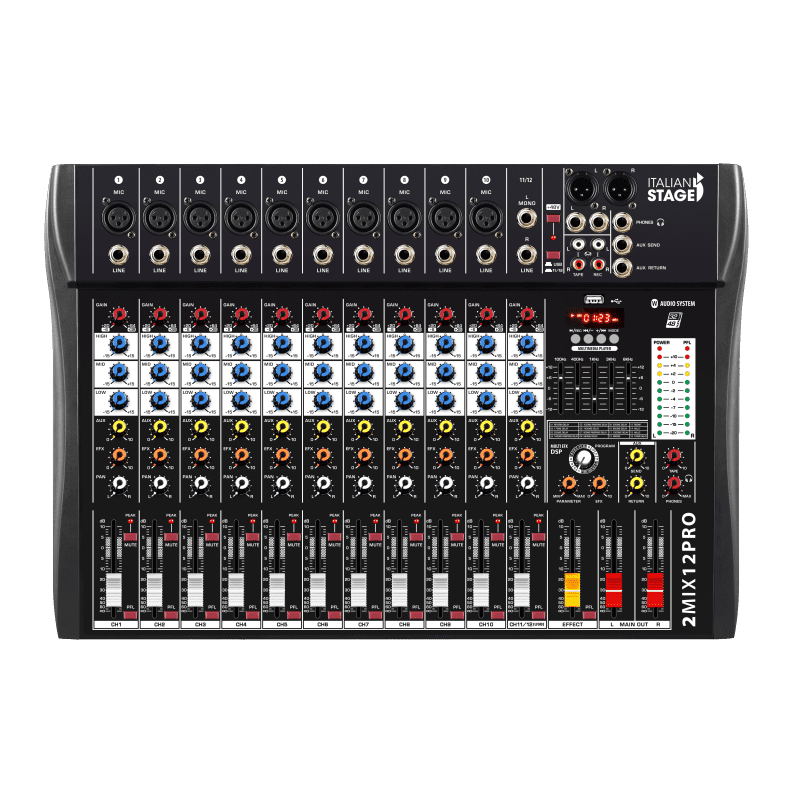 CONSOLA PROEL IS2MIX12FXUS DIGITAL MEDIA PLAYER BT
