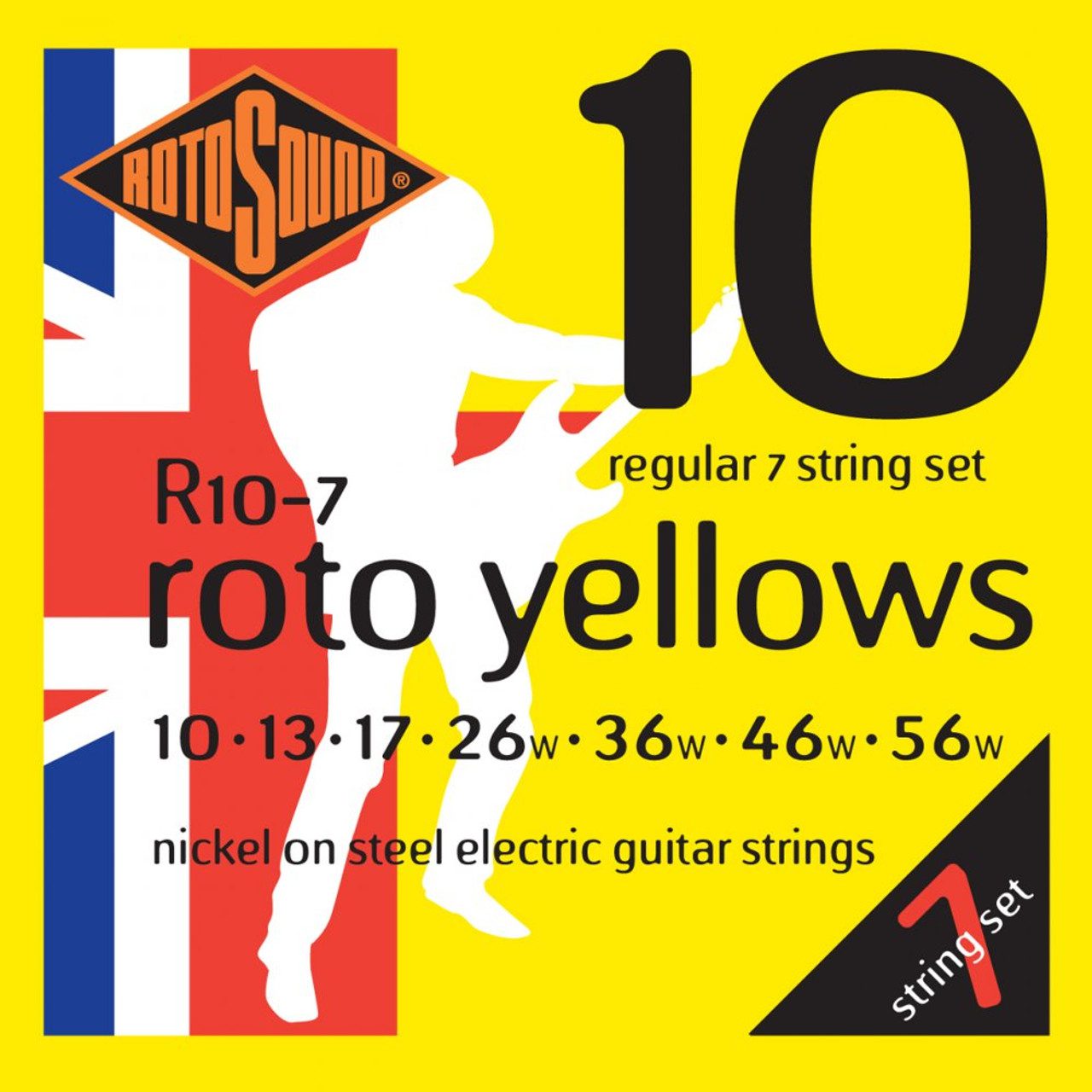 CUERDA ROTOSOUND R10-7 ROTO YELLOW